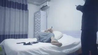 35세의 아내, 언니의 소름이 밖으로 드러나고, 검은 실크 다리가 찢어지고, 입꼬리가 터져 신선이 되고 싶다.