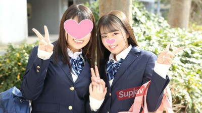 [노모] FC2-PPV-1401542 [Adolescent sexual desire explodes!] First time since release! K③ two guys on the way home from school break the rules and pick up girls! Adolescent girls have their heads full of erotic things. They get their pussies wet with handsom